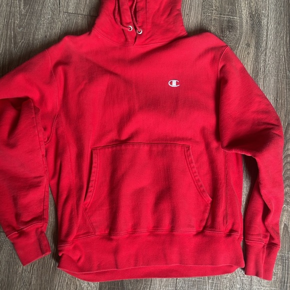 Champion Reverse Weave Hoodie - C Logo - Picture 3 of 5